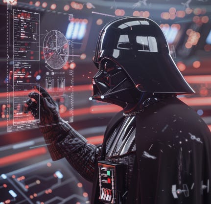 Darth Vader touch screen